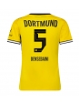 Ženske Nogometnih dresov Borussia Dortmund Ramy Bensebaini #5 Domači 2026-27 Kratki rokavi Ženske Nogometnih dresov Borussia Dortmund Ramy Bensebaini #5 Domači 2026-27 Kratki rokavi